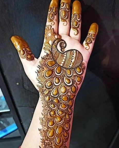 Top 10+ Beautiful Peacock Mehndi Designs 3 beautiful peacock mehndi design beautiful peacock mehndi design beautiful peacock mehndi design