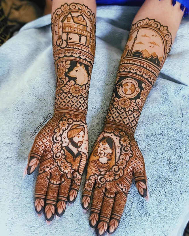 Top 10+ Bridal Front Hand Mehndi Design 5 bridal front hand mehndi design bridal front hand mehndi design bridal front hand mehndi design