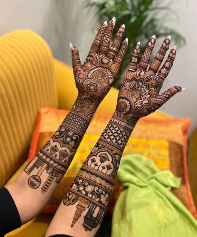 Top 10+ Bridal Front Hand Mehndi Design 6 bridal front hand mehndi design bridal front hand mehndi design bridal front hand mehndi design