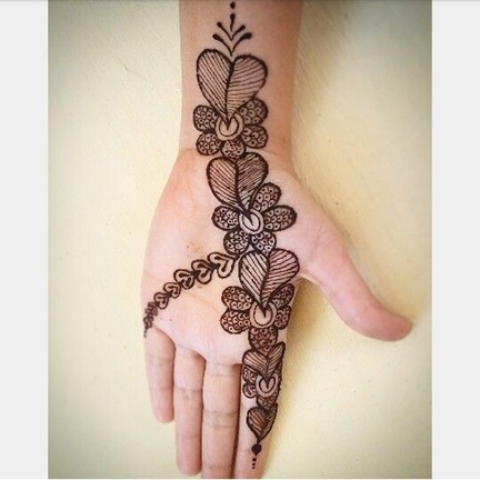 Top 10+ Easy Mehndi Phool Design 5 easy mehndi phool design easy mehndi phool design easy mehndi phool design