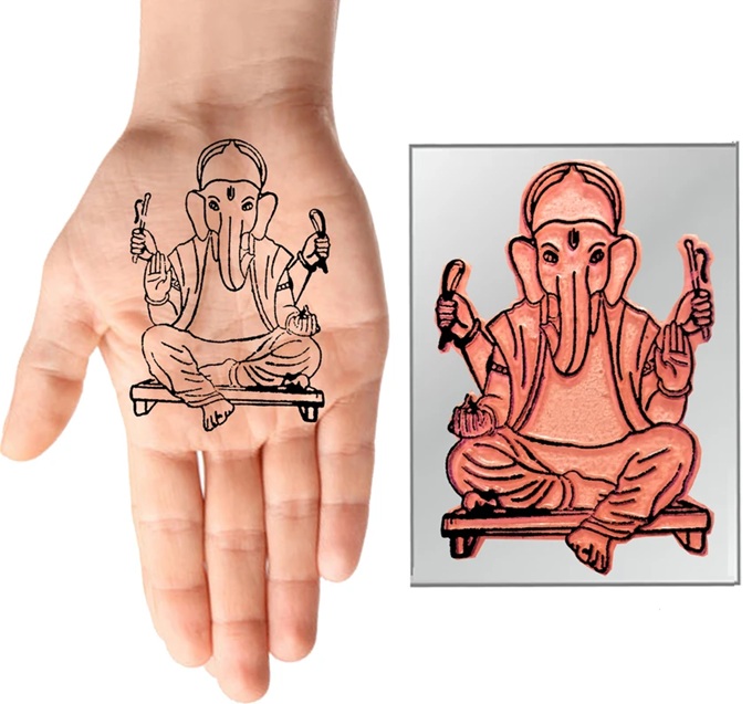 Top 10+ Ganesh Mehndi Design Ideas 2 ganesh mehndi design ganesh mehndi design ganesh mehndi design
