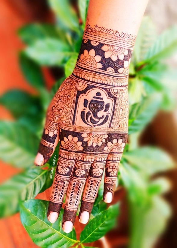 Top 10+ Ganesh Mehndi Design Ideas 6 ganesh mehndi design ganesh mehndi design ganesh mehndi design