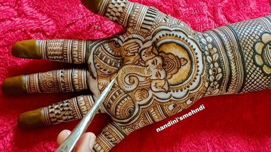 Top 10+ Ganesh Mehndi Design Ideas 8 ganesh mehndi design ganesh mehndi design ganesh mehndi design
