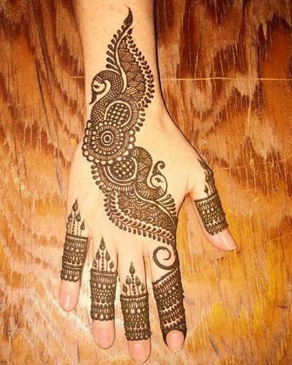Top 10+ Mor Mehndi Design Ideas to Try This Year 3 mor mehndi design mor mehndi design mor mehndi design