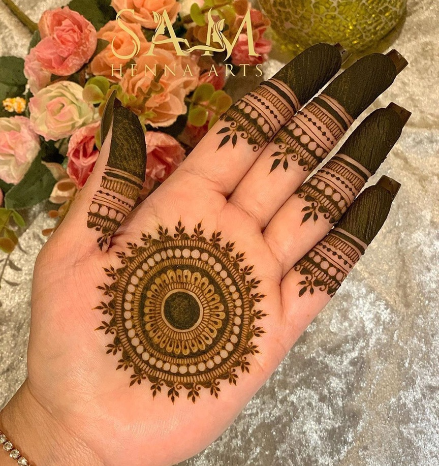 new style mehndi design