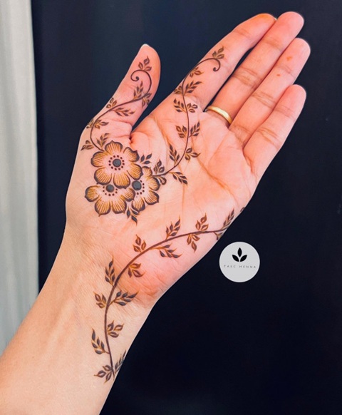 new style mehndi design