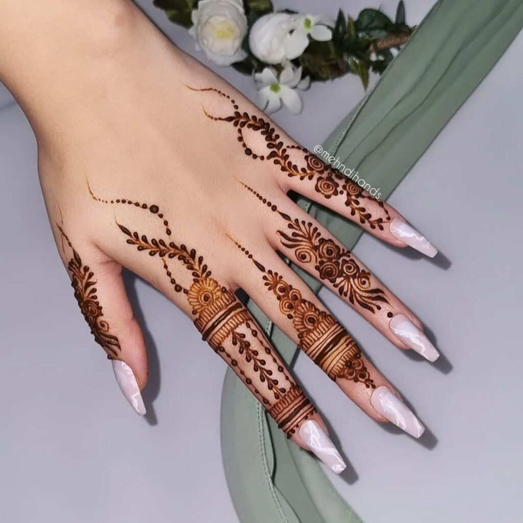new style mehndi design