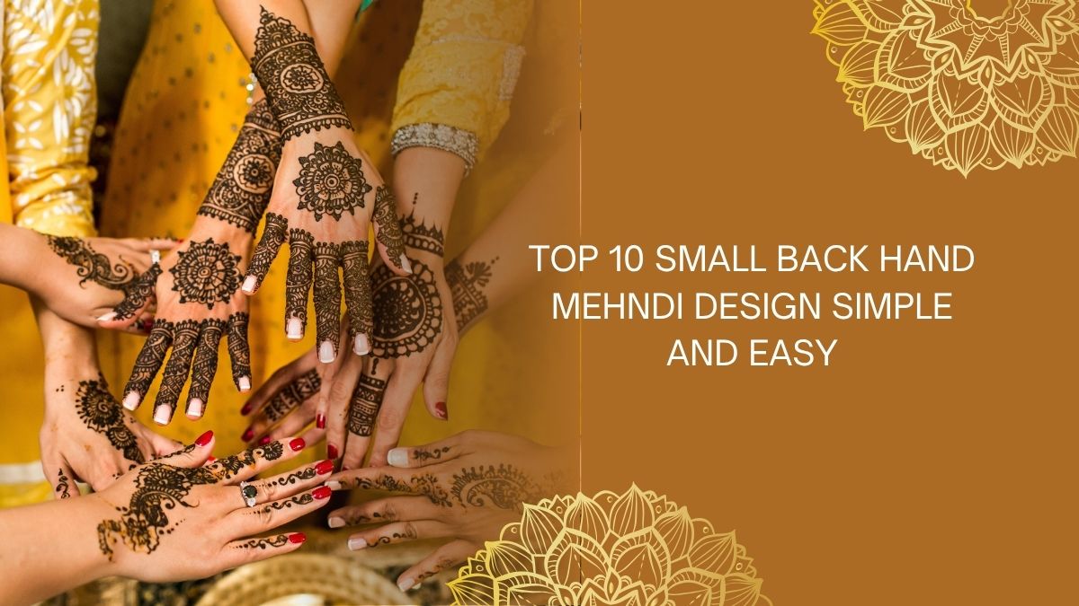 small back hand mehndi design simple and easy