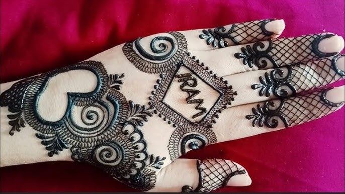 Top 10 Couple Name Mehndi Designs: Unique Ideas to Celebrate Your Love 5 couple name mehndi design couple name mehndi design couple name mehndi design