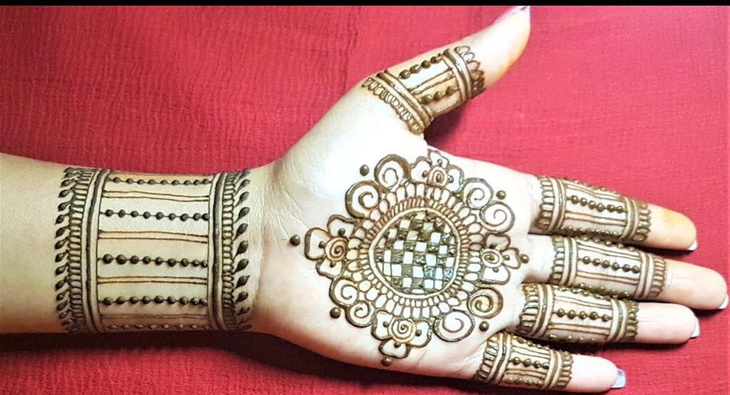 Top 10 Checks Mehndi Design: Timeless Elegance with a Modern Touch 6 checks mehndi design checks mehndi design checks mehndi design