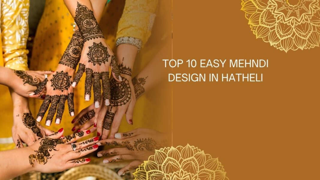 easy mehndi design in hatheli