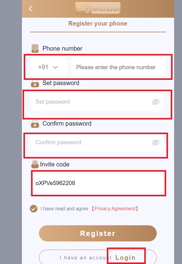 big mumbai game login