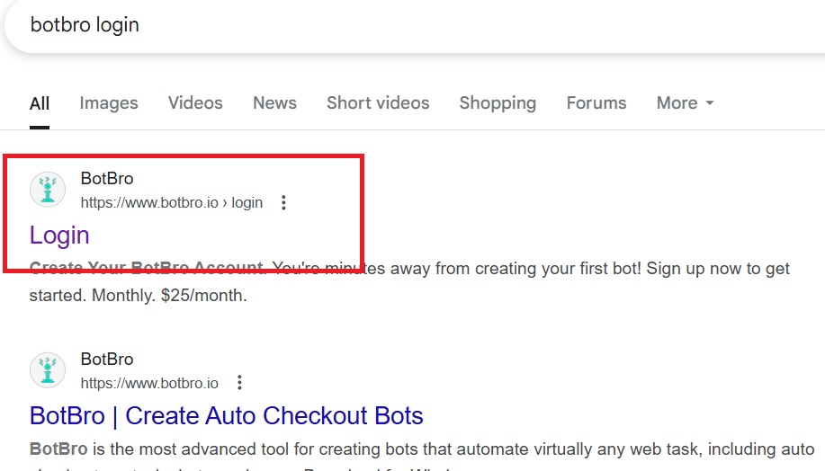 botbro login