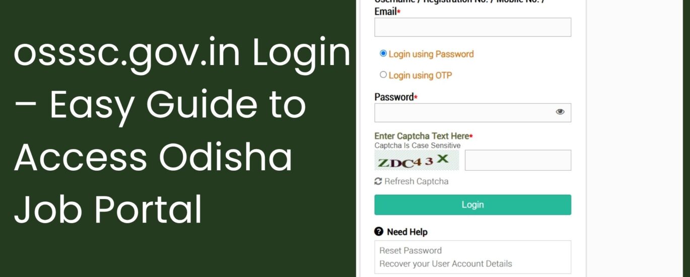 osssc.gov.in login