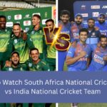 where to watch south africa national cricket team vs india national cricket team