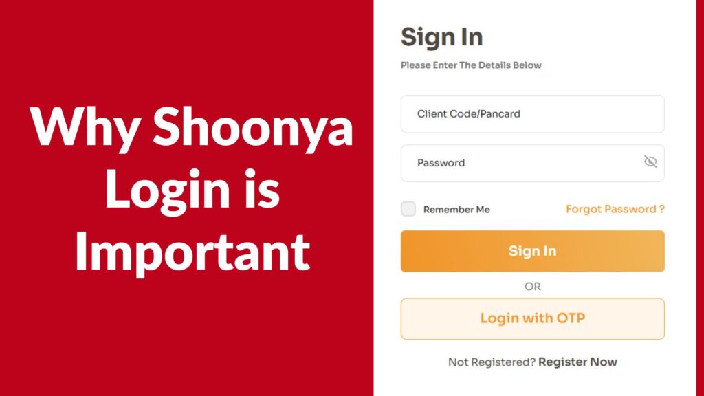 shoonya login