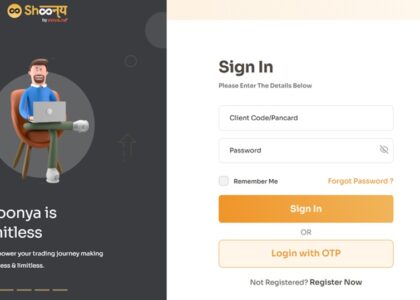 shoonya login